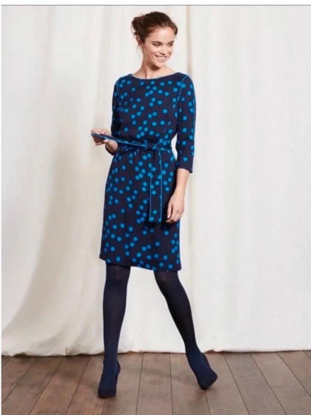 Boden Polka Dot Dress